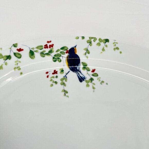 Paula Deen Spring Medley Oval‎ Platter 18" Microwave/Oven/Dishwasher Safe - Picture 2 of 5